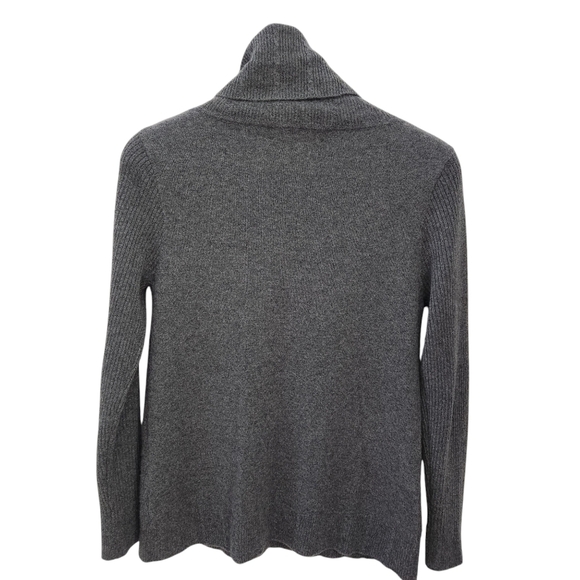 THE TERRITORY AHEAD Grey 100% Cashmere Cowl Neck Sweater size s - Picture 3 of 11